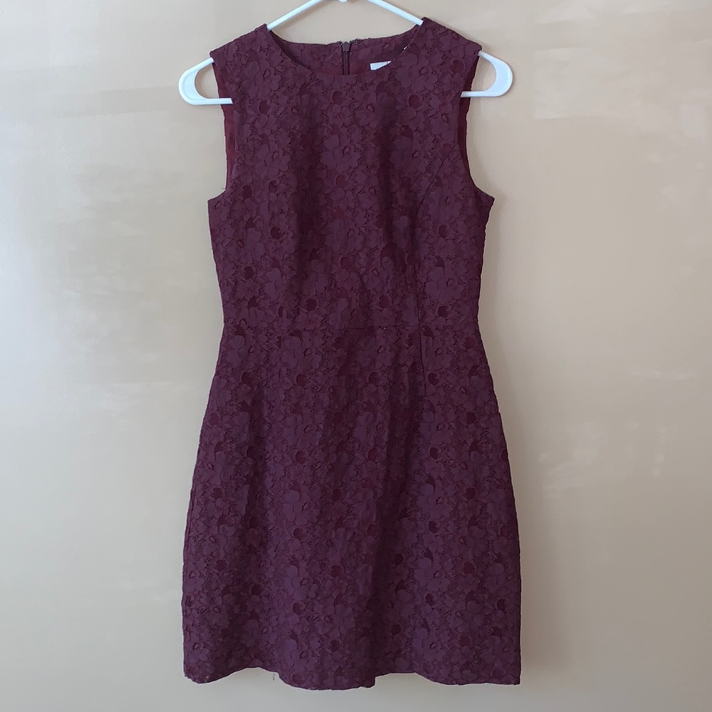 Purple Lace Formal Dress Size 2P